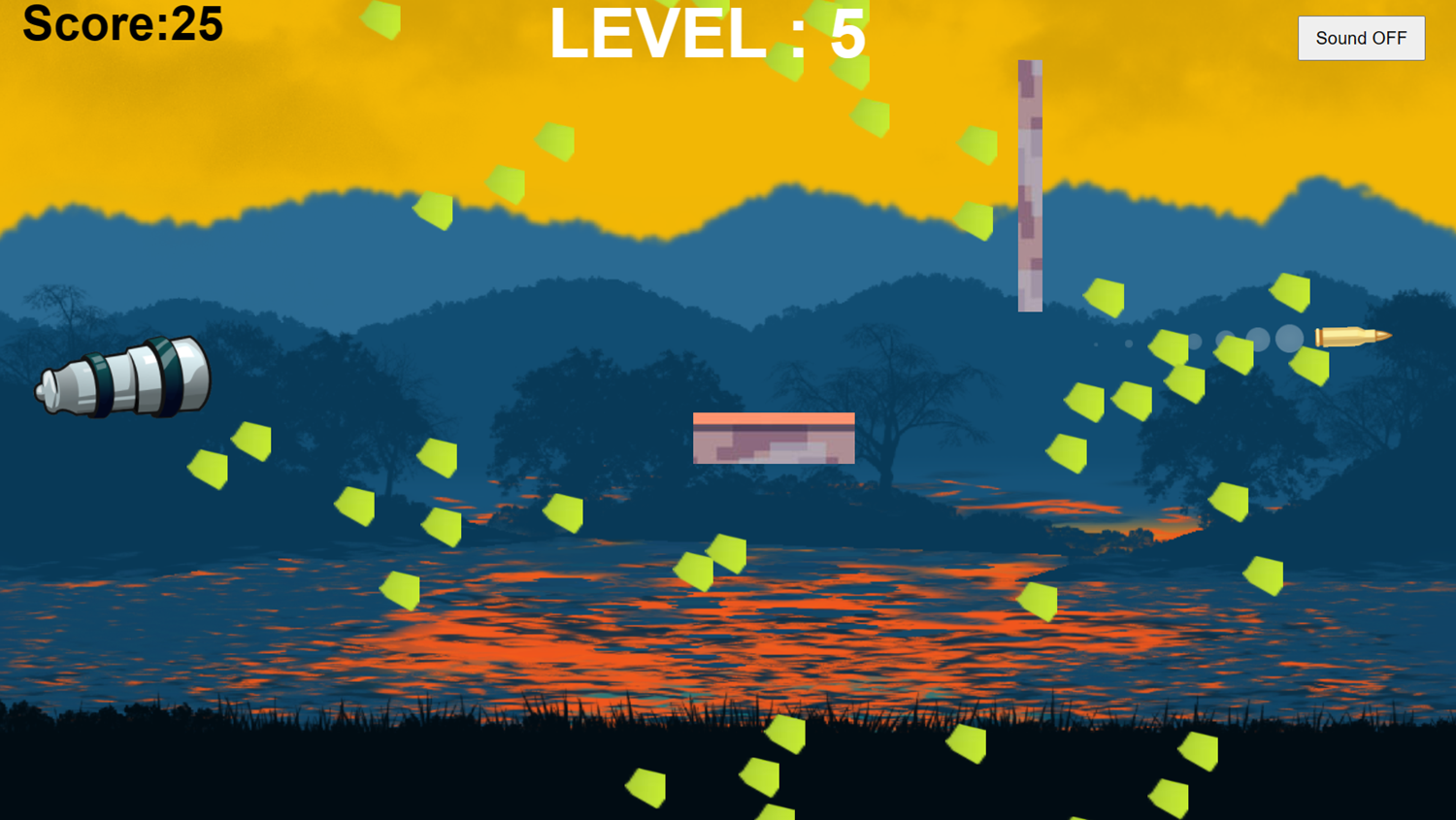 Bottle Smash Game Next Level Screenshot.