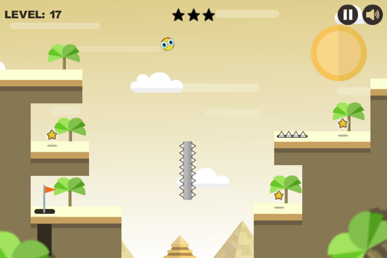 Bouncy Golf Game Screenshot.