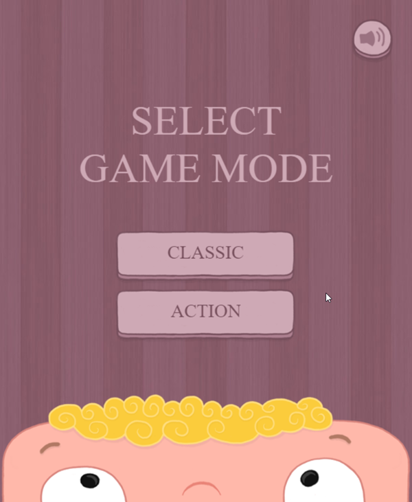 Braine Game Mode Select Screenshot.