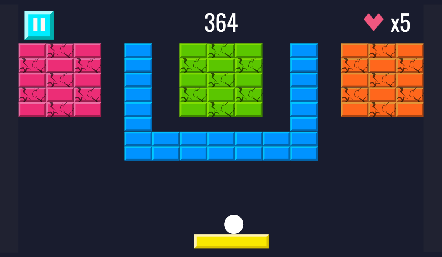 Break The Brick Game Next Level Screenshot.