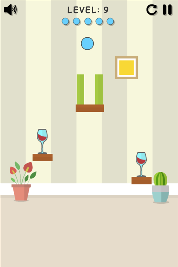 Break The Cup Game Hit Wood Blocks Screenshot.