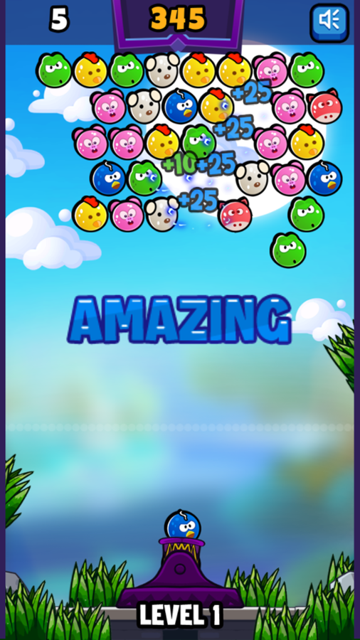 Bubble Pet Saga Game Play Screenshot.