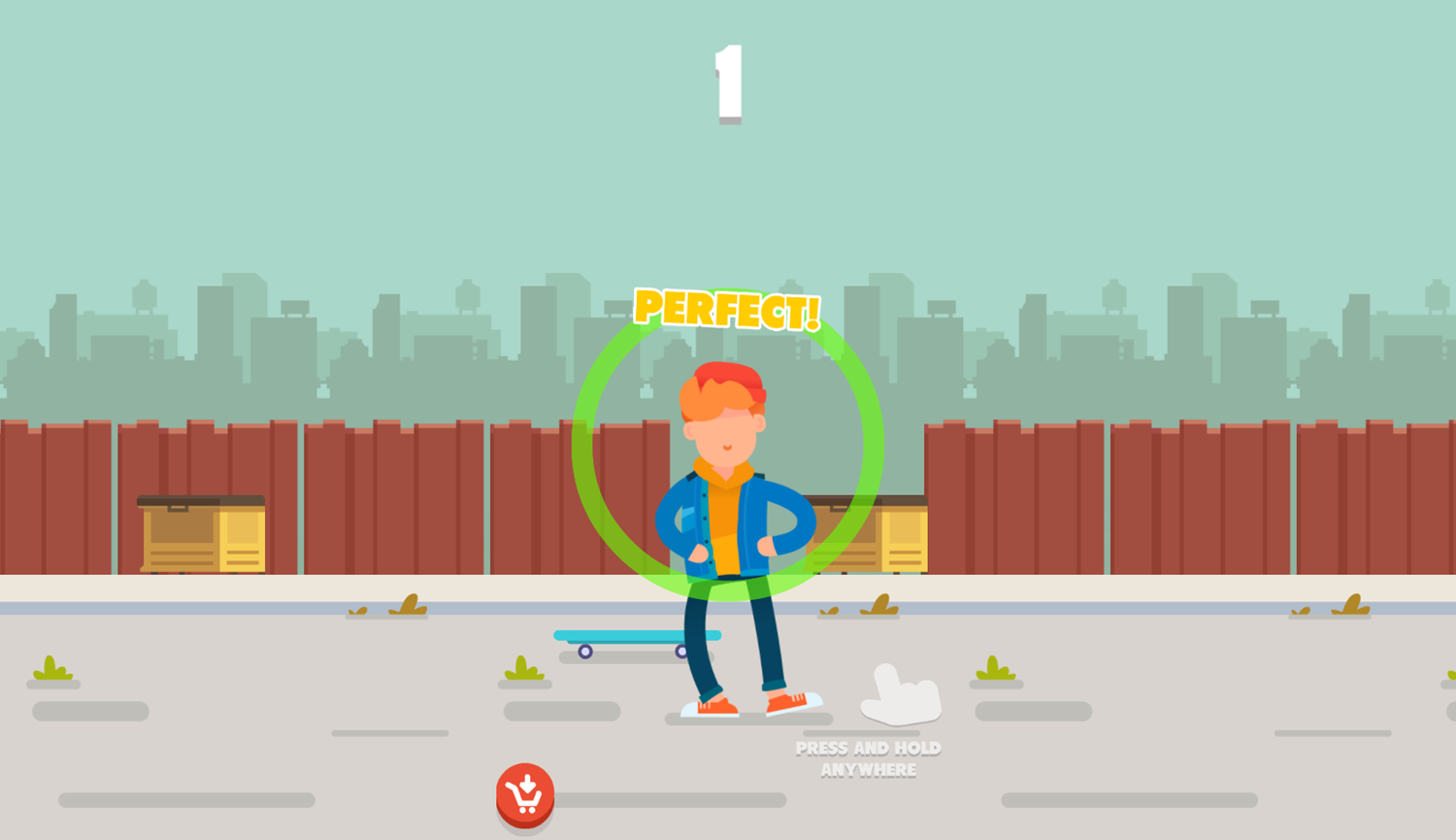 Bubblegum Tricks Game Play Screenshot.