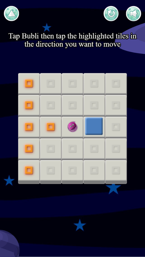 Bubli Escape Game Level Play Screenshot.