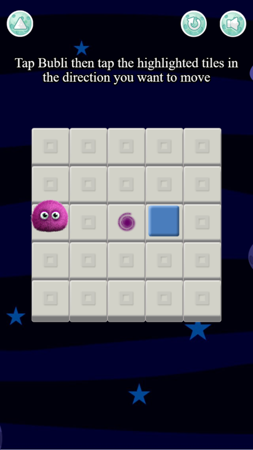 Bubli Escape Game Level Start Screenshot.