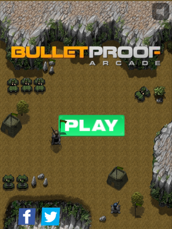 Bullet Proof Welcome Screen Screenshot.