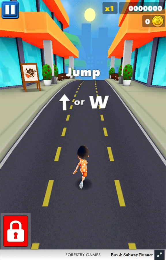 Bus and Subway Runner Game Play Tips Screenshot.