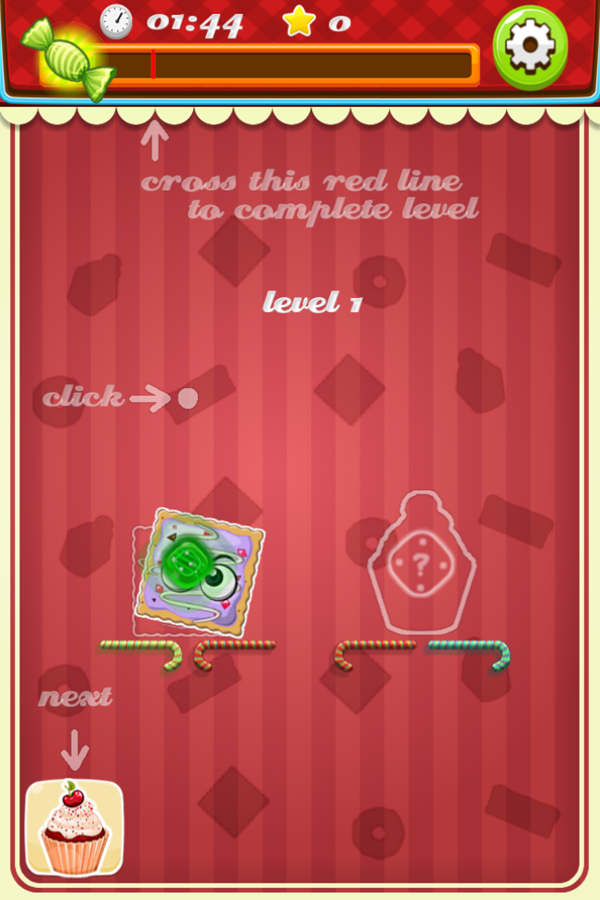 Cake Connect Game Play Screenshot.