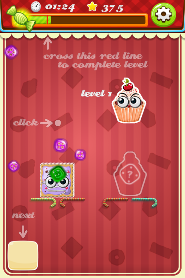 Cake Connect Game Solve Screenshot.