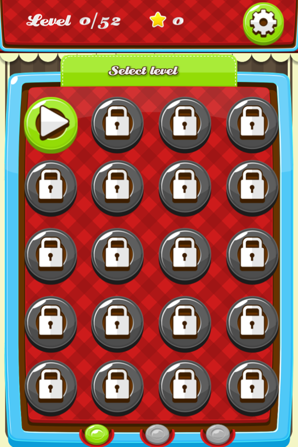 Cake Connect Game Select Level Screenshot.