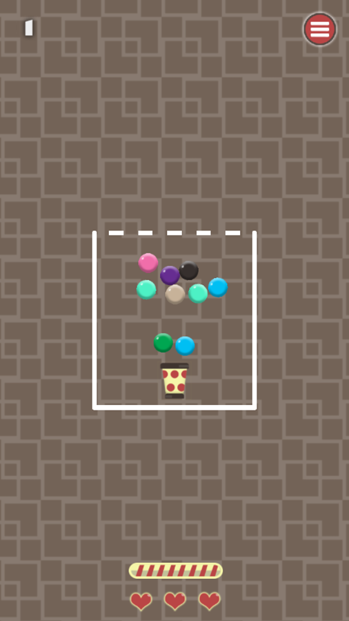 Candy Creator Game Level Play Screenshot.