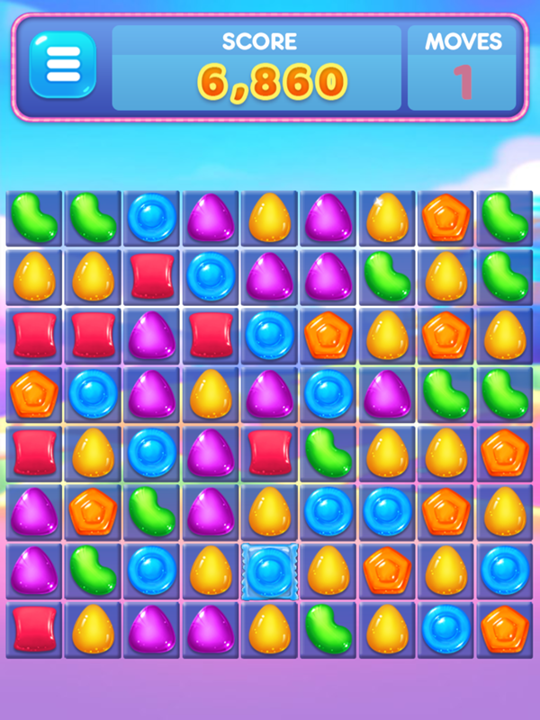 Candy Fiesta Game Final Move Screenshot.