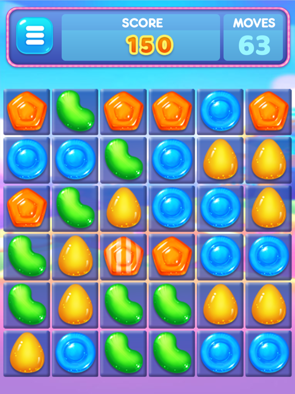 Candy Fiesta Game Screenshot.