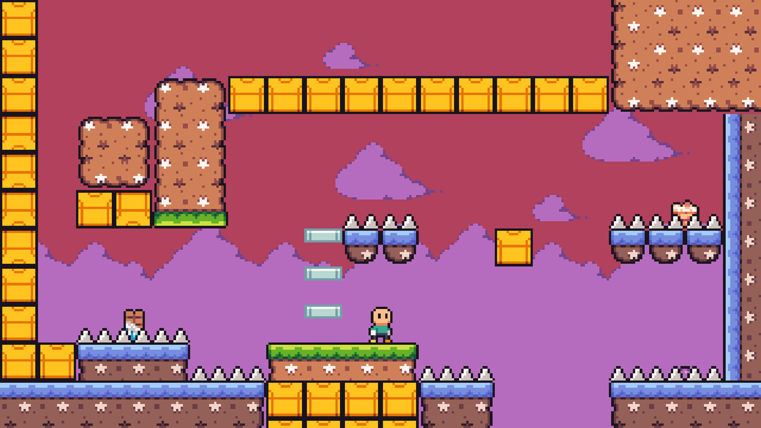 Candy Leap Game Level Start Screenshot.