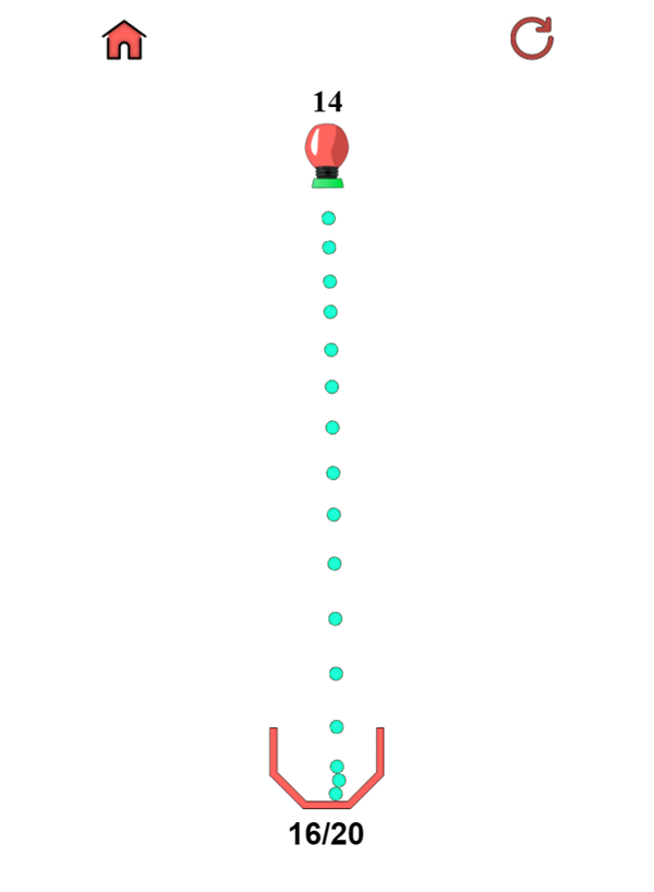 Cannon Ball Strike Game Level Start Screenshot.