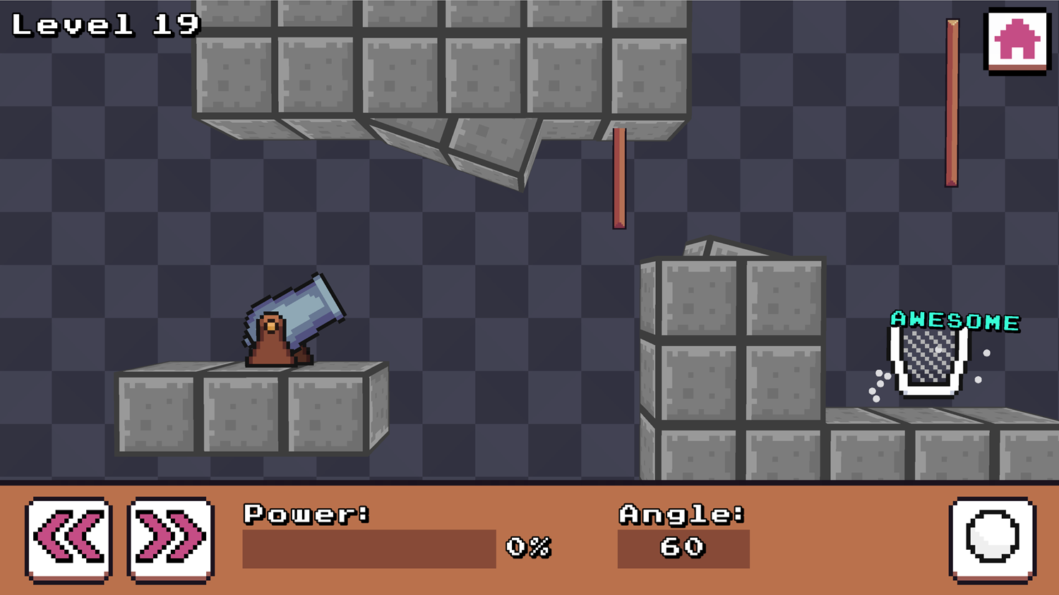 Cannon Minimal 3D Gameplay Screenshot.