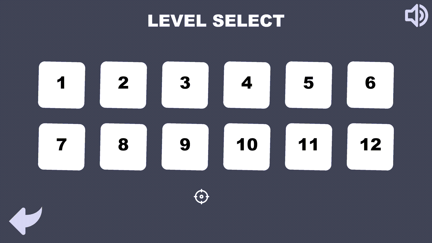 Cannon Minimal Game Level Select Screenshot.