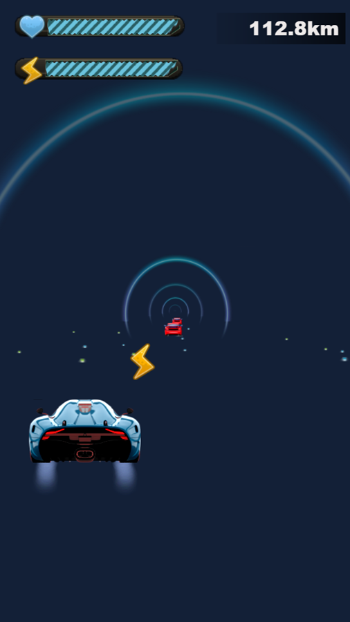 Car Racing Endless Game Play Screenshot.