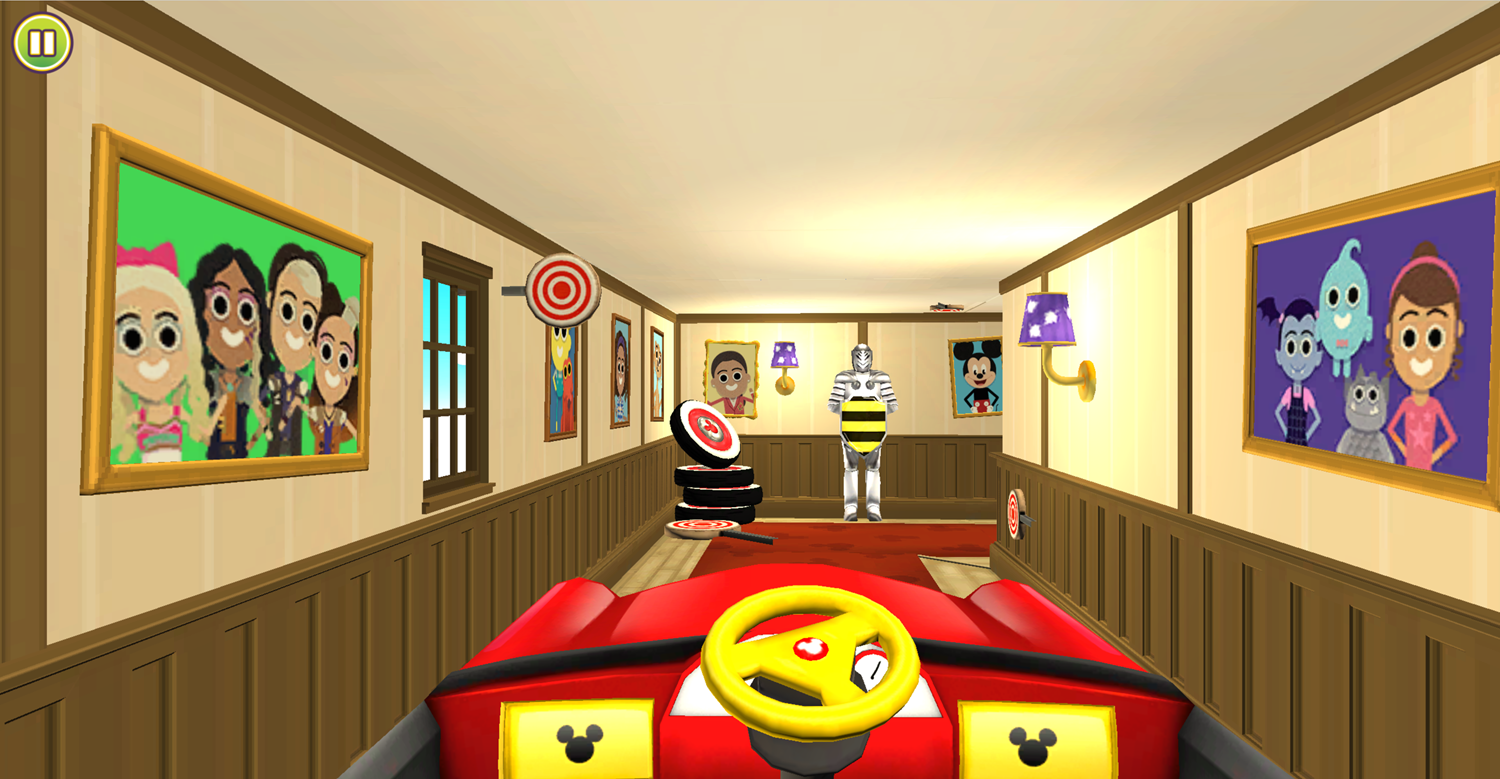 Cart Blaster Game Hallway Screenshot.