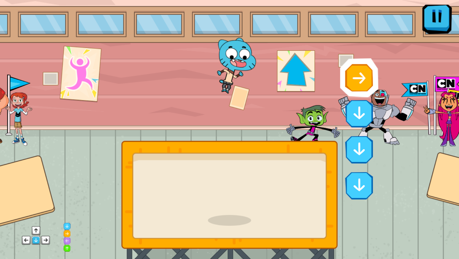 Cartoon Network Summer Games Trampoline Gameplay Screenshot.