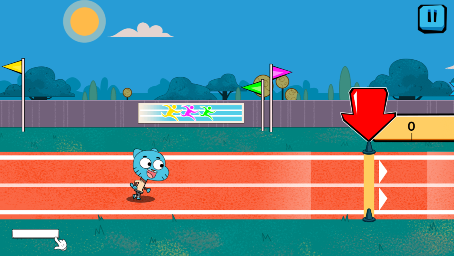 Cartoon Network Summer Games Game Triple Jump Gameplay Screenshot.