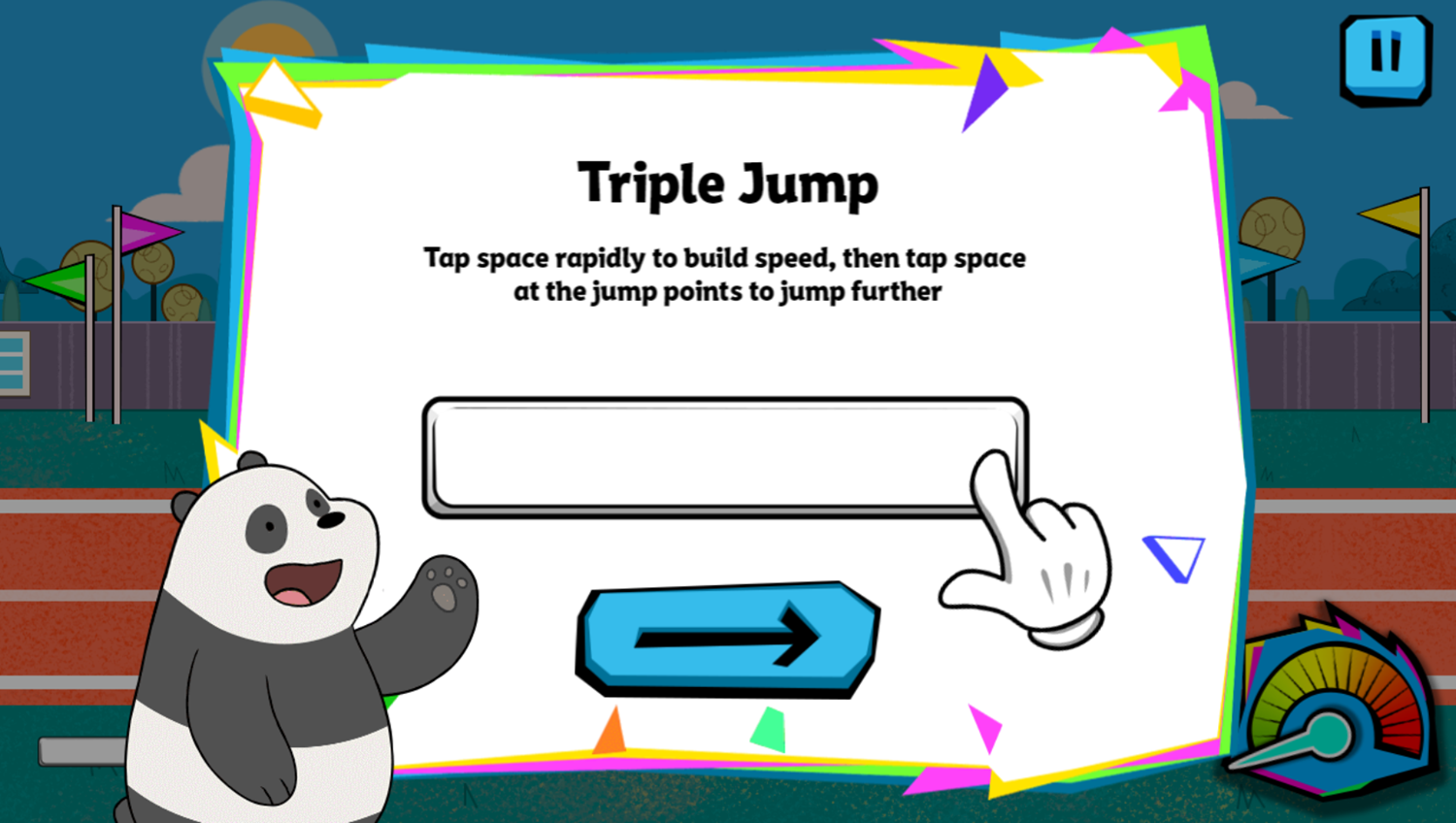 Cartoon Network Summer Games Triple Jump Play How To Play Screenshot.