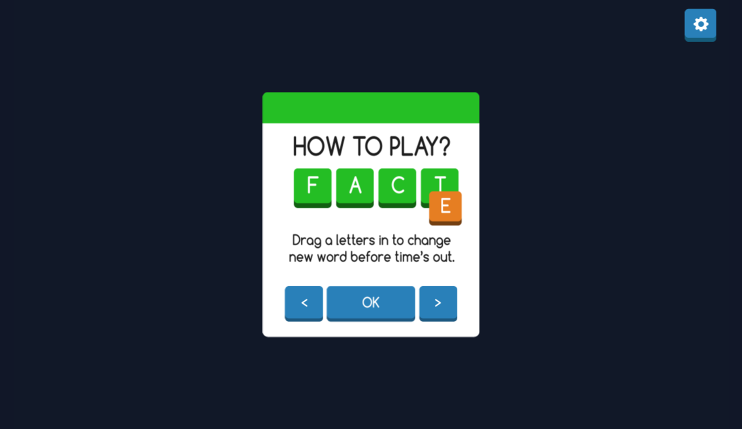 Change Word Game How To Play Screenshot.