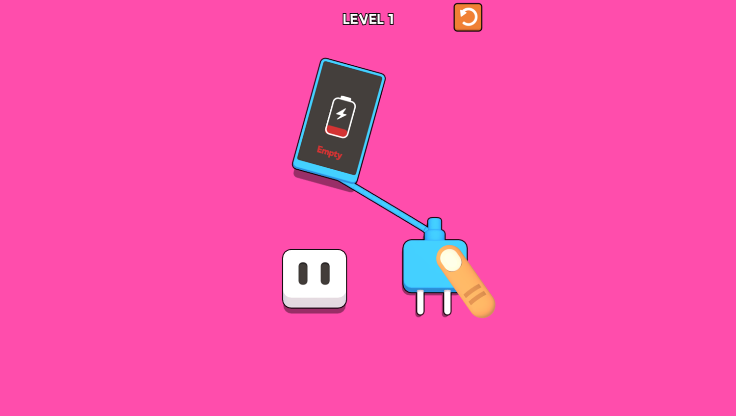 Charge It Game Level Start Screenshot.