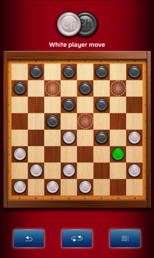 Checkers Legend Game Combo Screenshot.