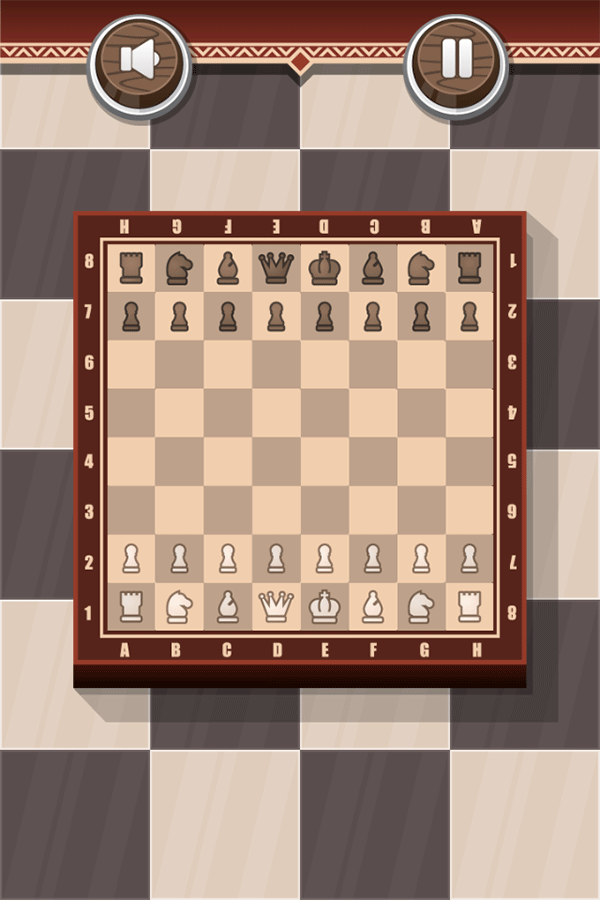 Chess Board Game New Game Screenshot.