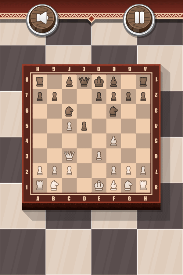 Chess Board Game Play Screenshot.