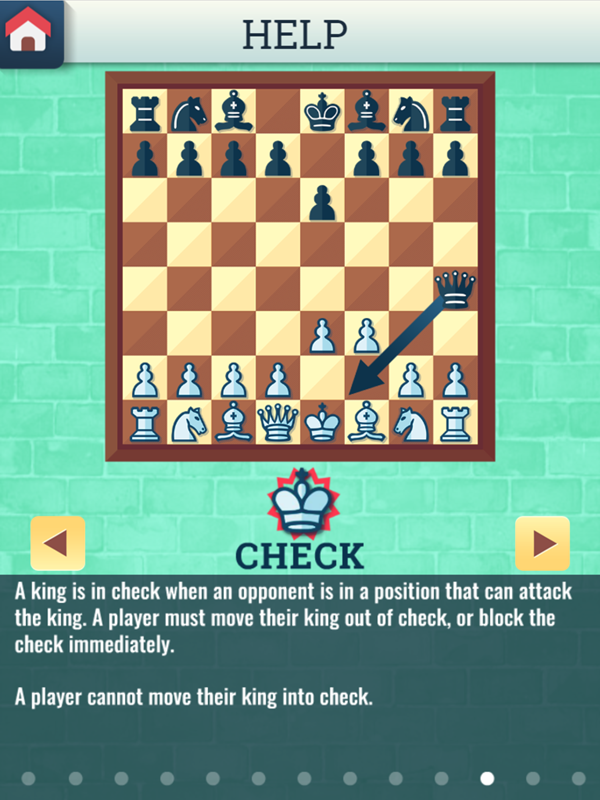 Chess Grandmaster Check Instructions Screenshot.