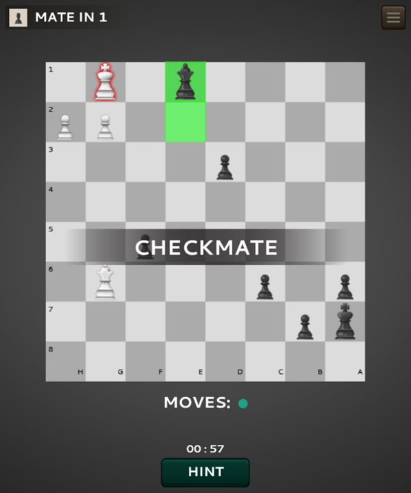 Chess Mania Game Play Screenshot.