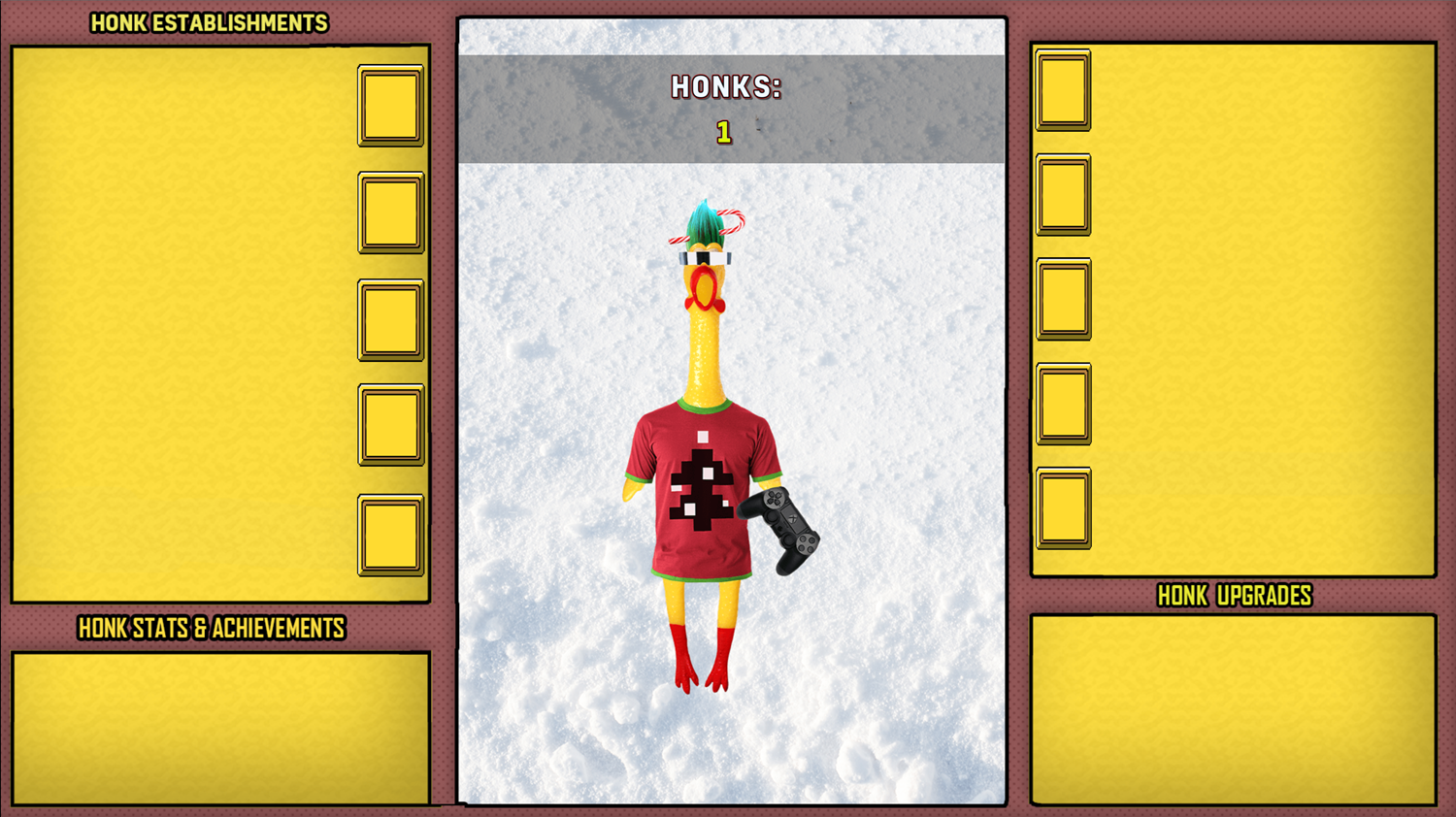 Chicken CLicker Game Screenshot.