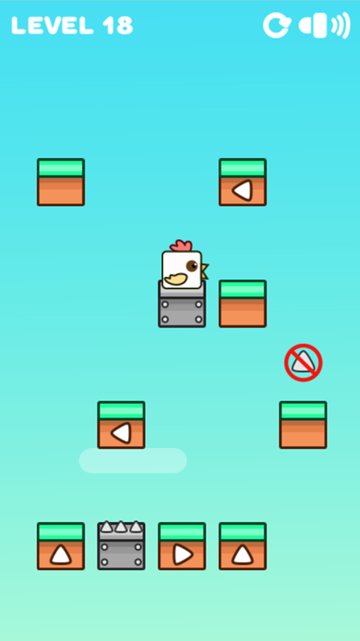 Chicken Jumper Game Screenshot.