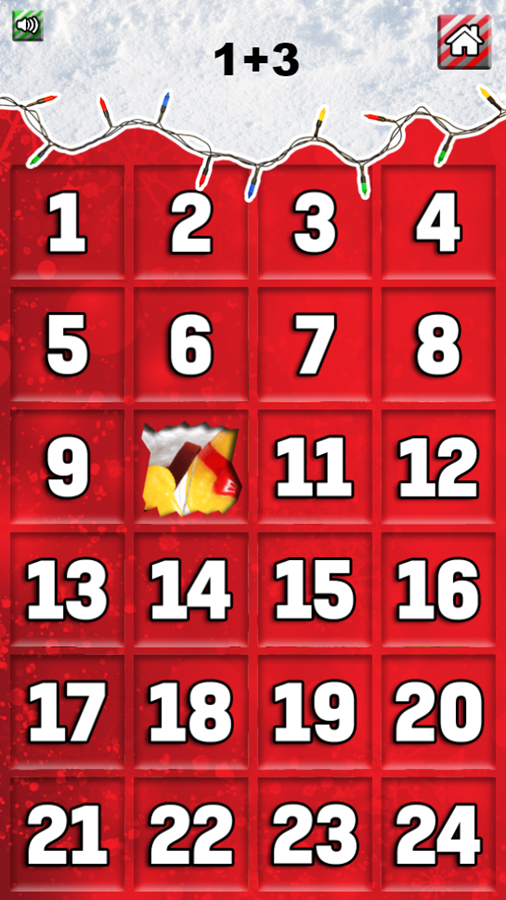 Chickmas Countdown Game Level Start Screenshot.