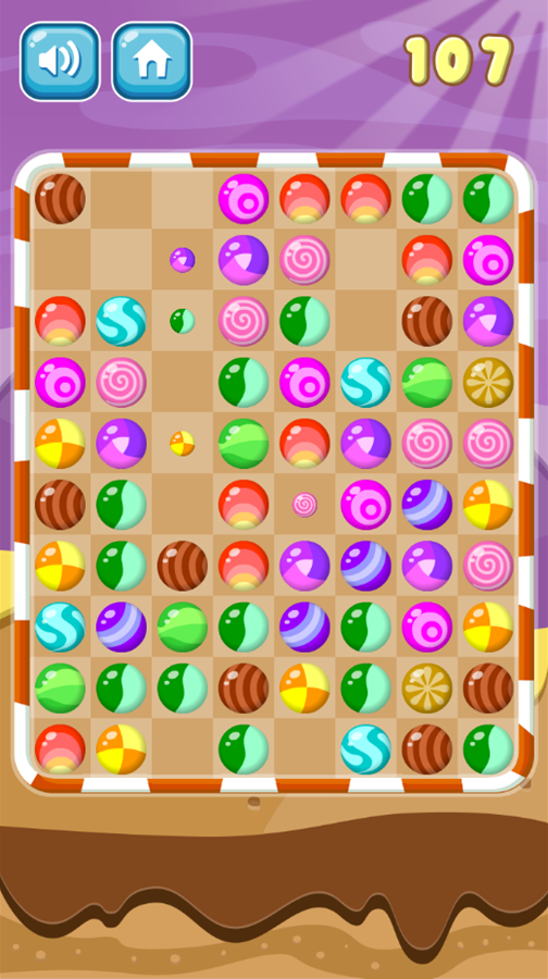 Choco Dip Gameplay Screenshot.