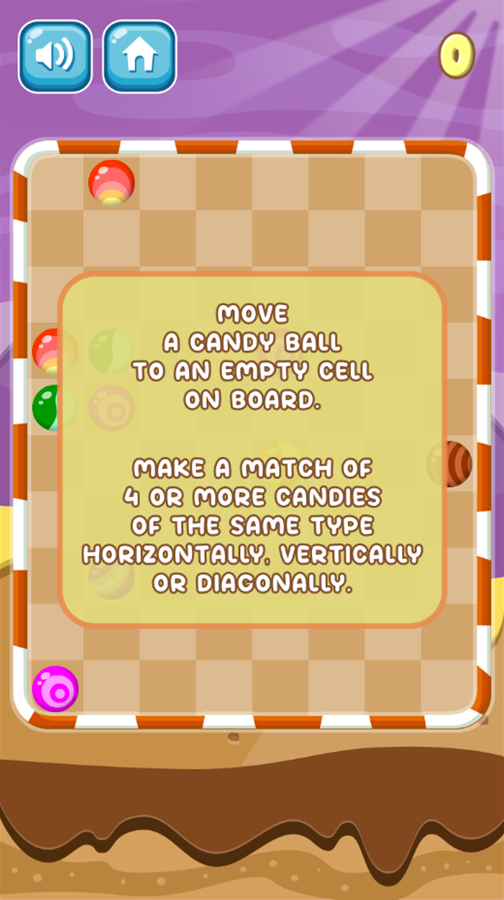 Choco Dip Game How to Play Screen Screenshot.