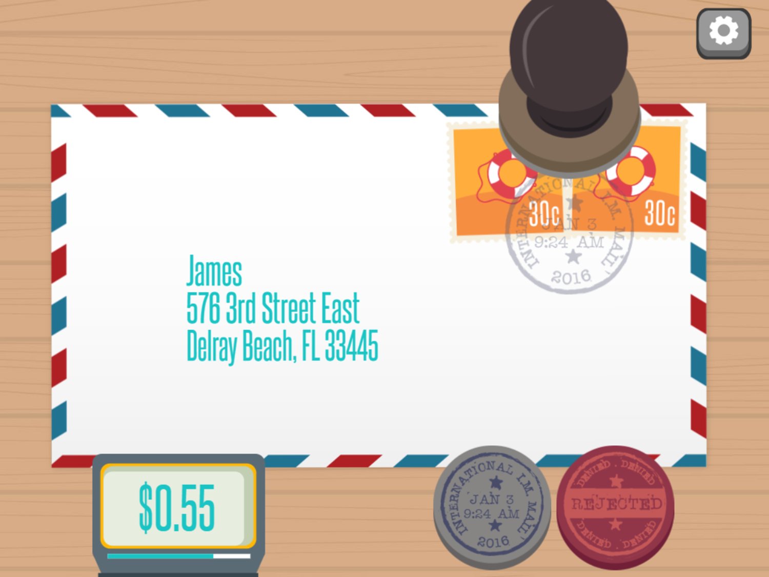 Chop Chop Game Accept Stamp Screenshot.