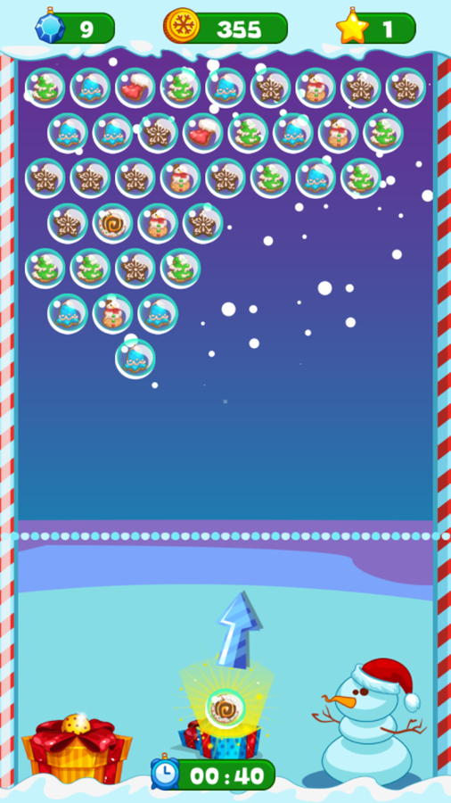 Christmas Candy Game Play Screenshot.