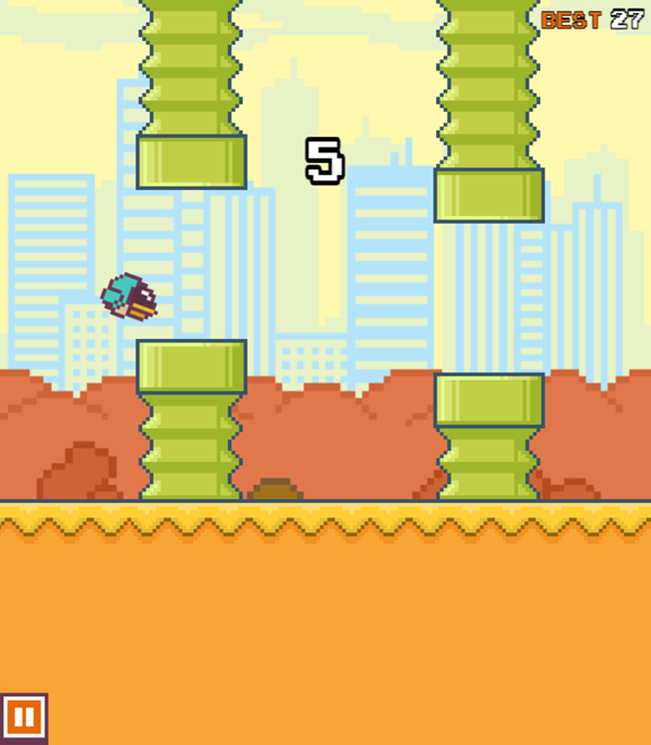 Chubby Birds Game Play Screenshot.