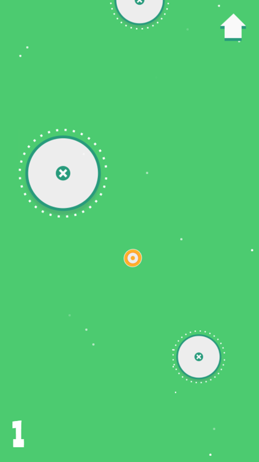 Circle Platform Game Play Screenshot.