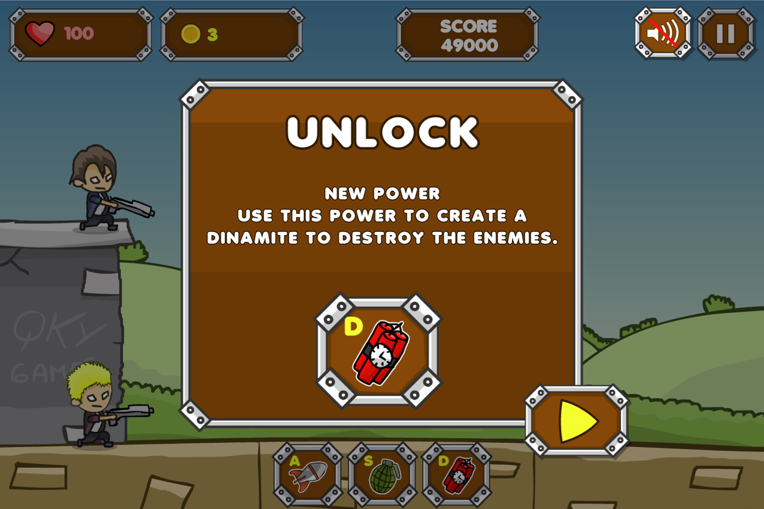 City Heroes Game Dynamite Unlocked Screen Screenshot.