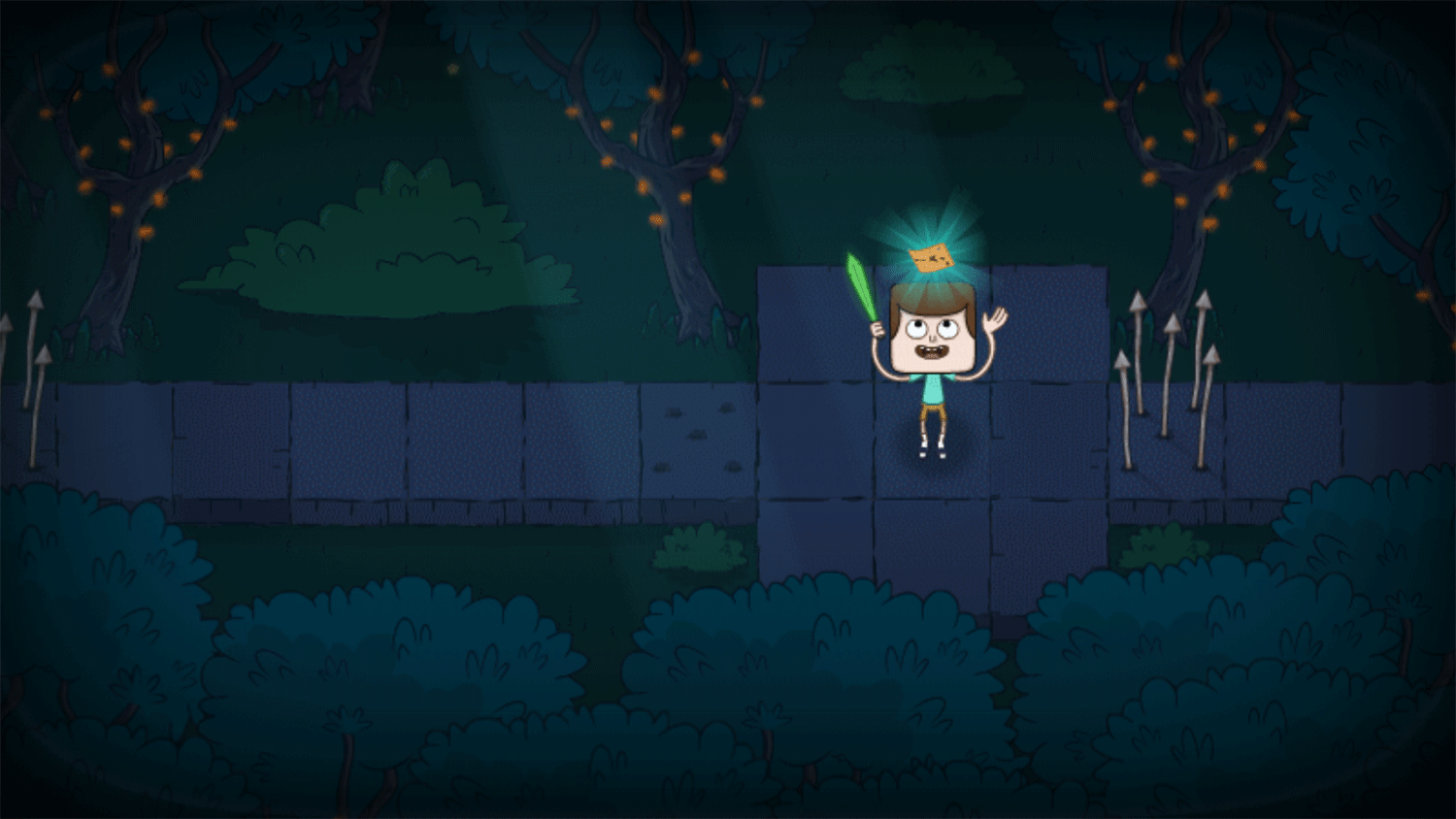 Clarence Scared Silly Game Level Complete Screenshot.