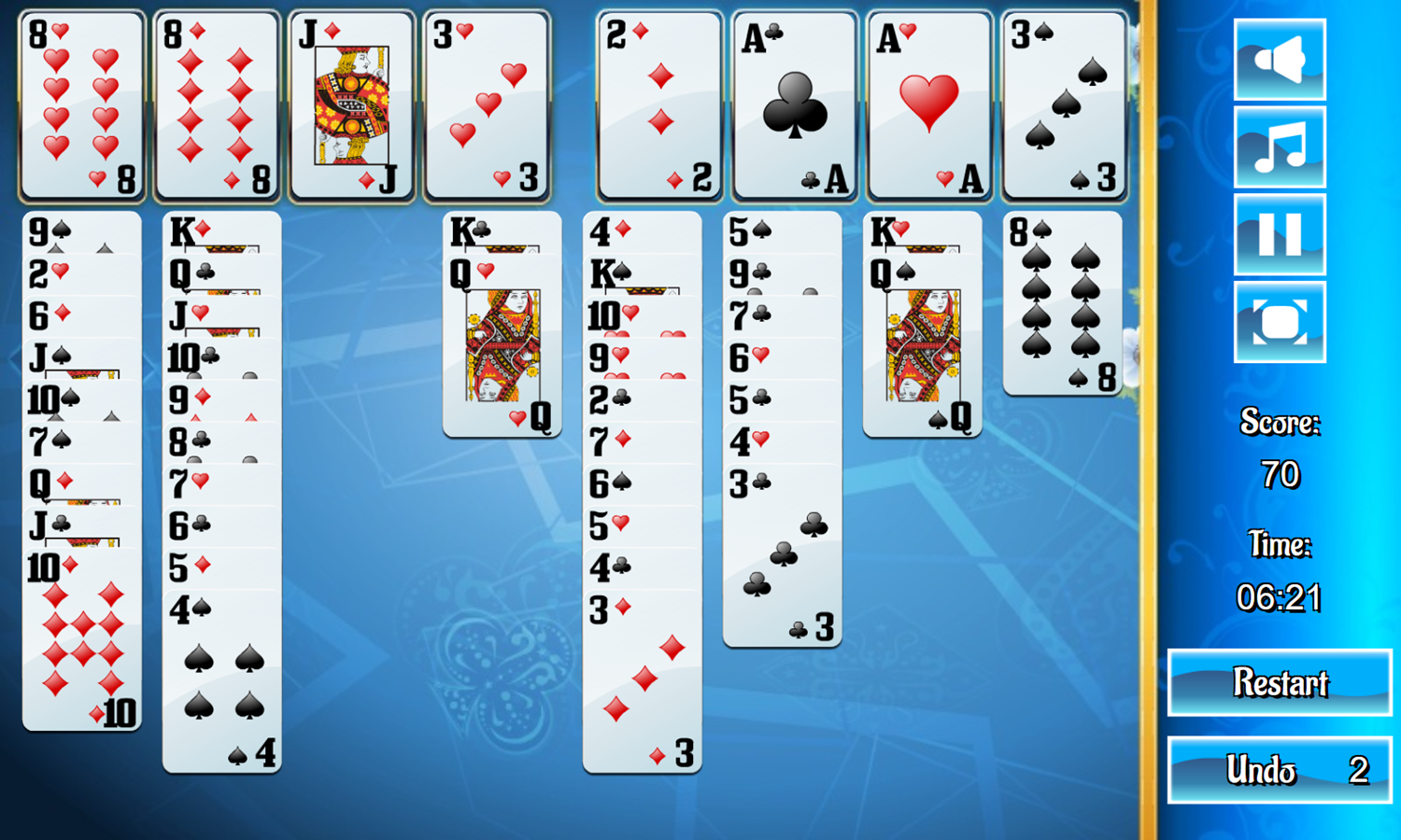 ��️ Play Classic Freecell Solitaire Card Video Game Online for Free in Full Screen