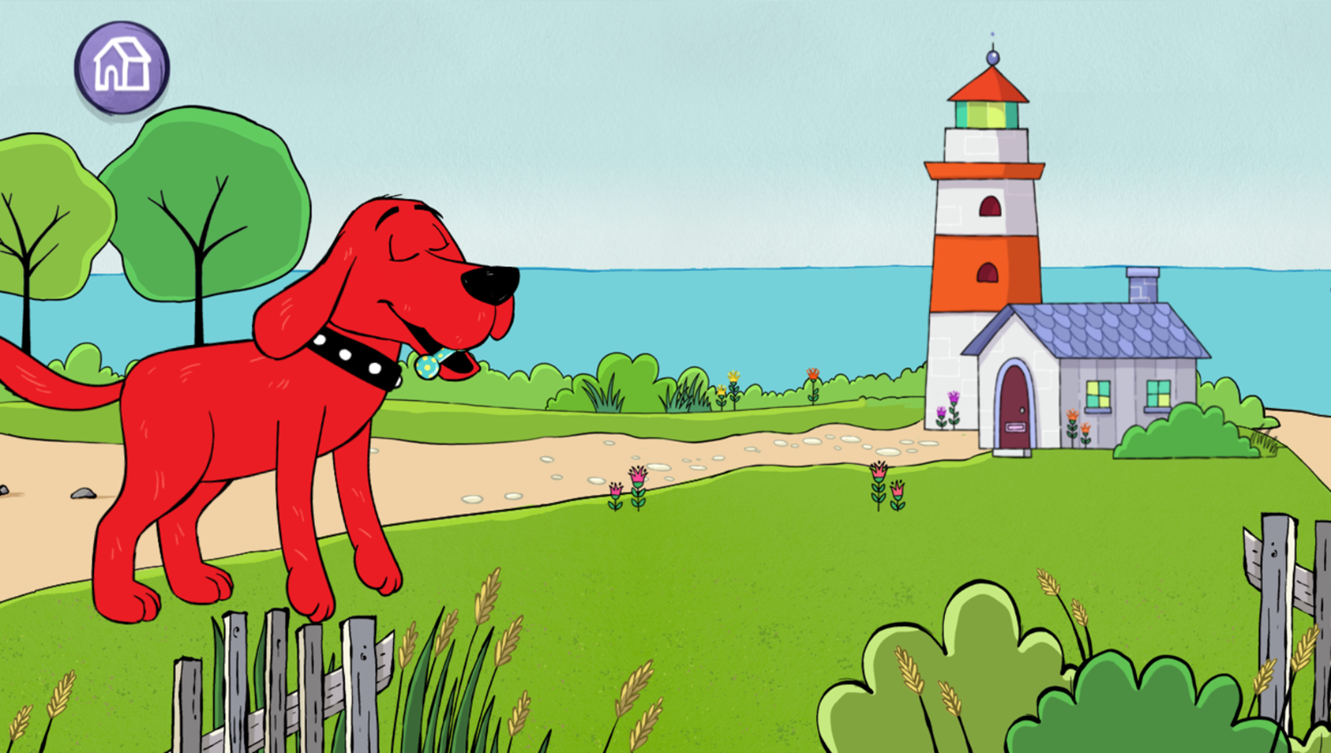 Clifford the Big Red Dog: A Dog's Life Catch Play Screenshot.