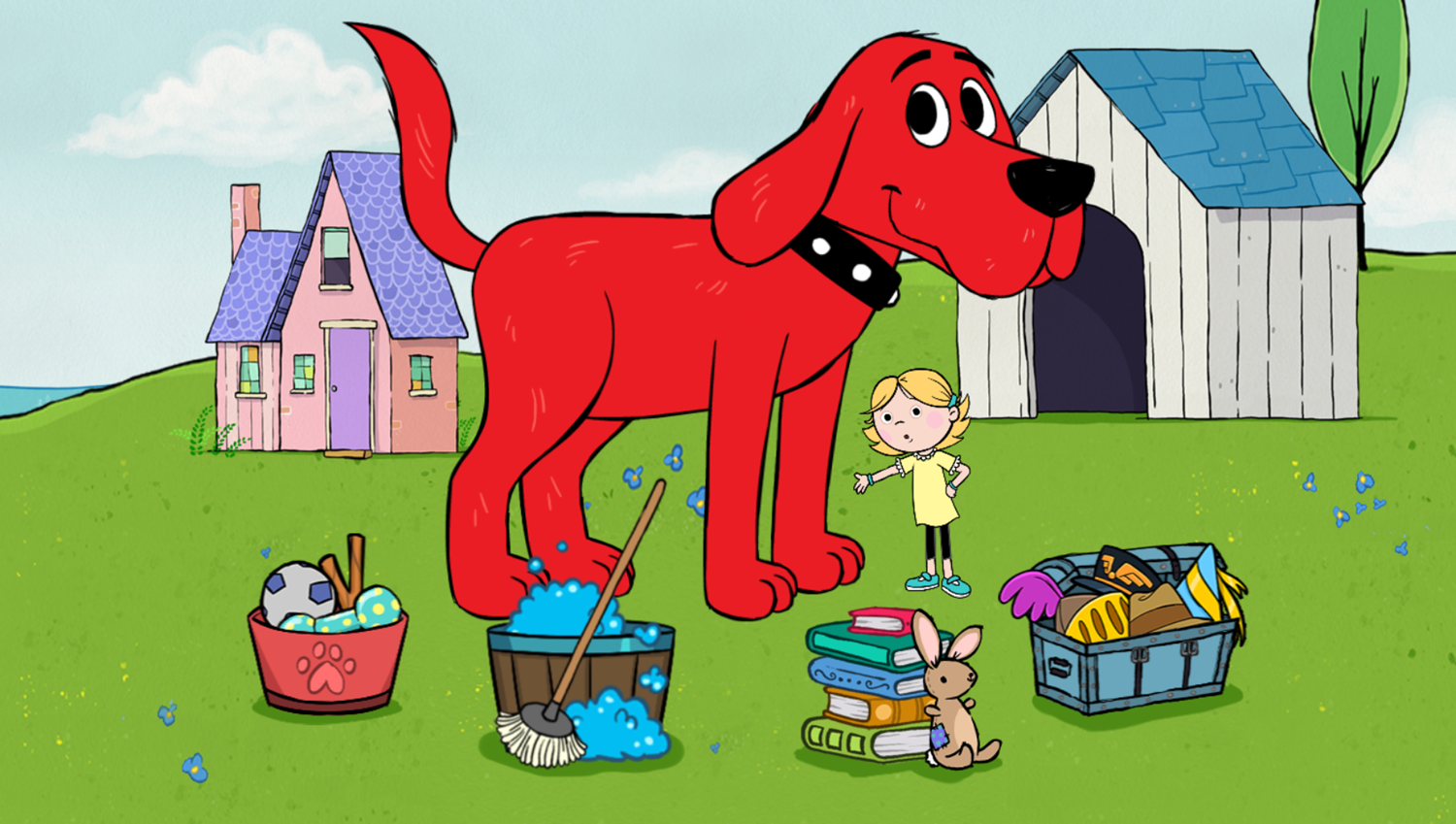 Clifford the Big Red Dog: A Dog's Life Level Select Screenshot.