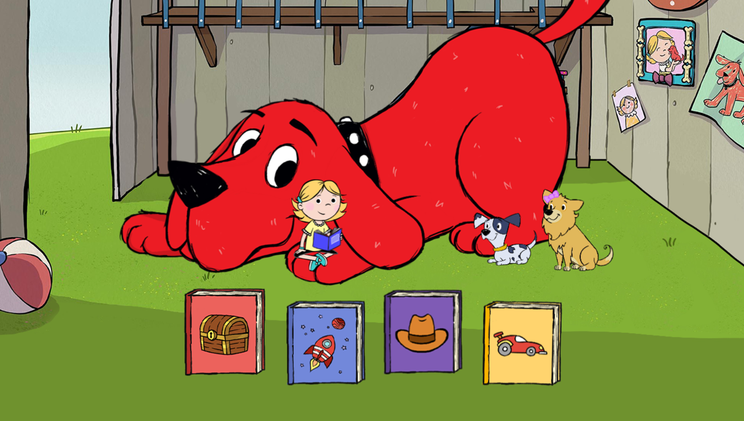 Clifford the Big Red Dog: Adventure Stories Select Book Screenshot.