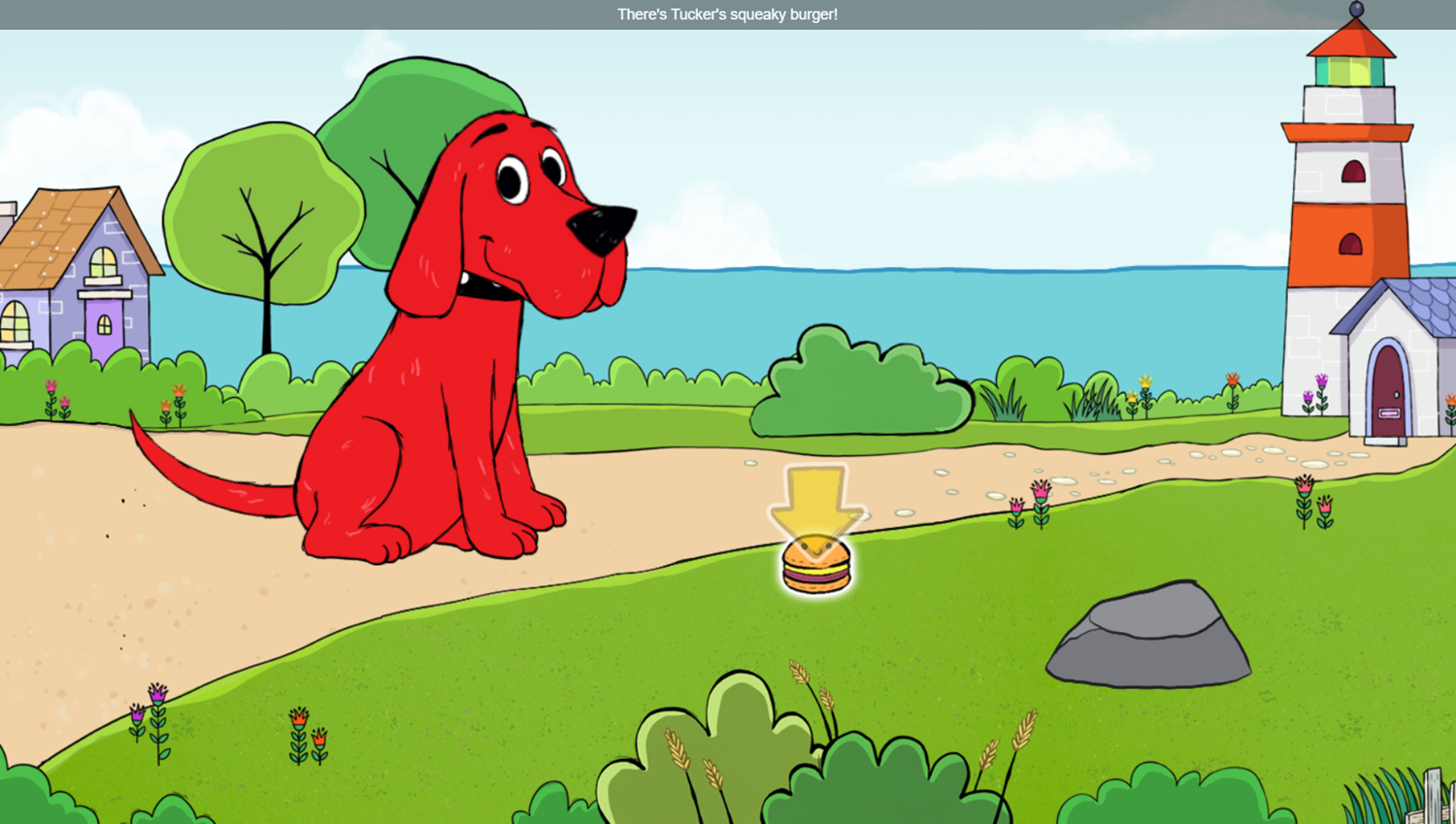 Clifford the Big Red Dog: All Around Birdwell Finding Toy Play Screenshot.