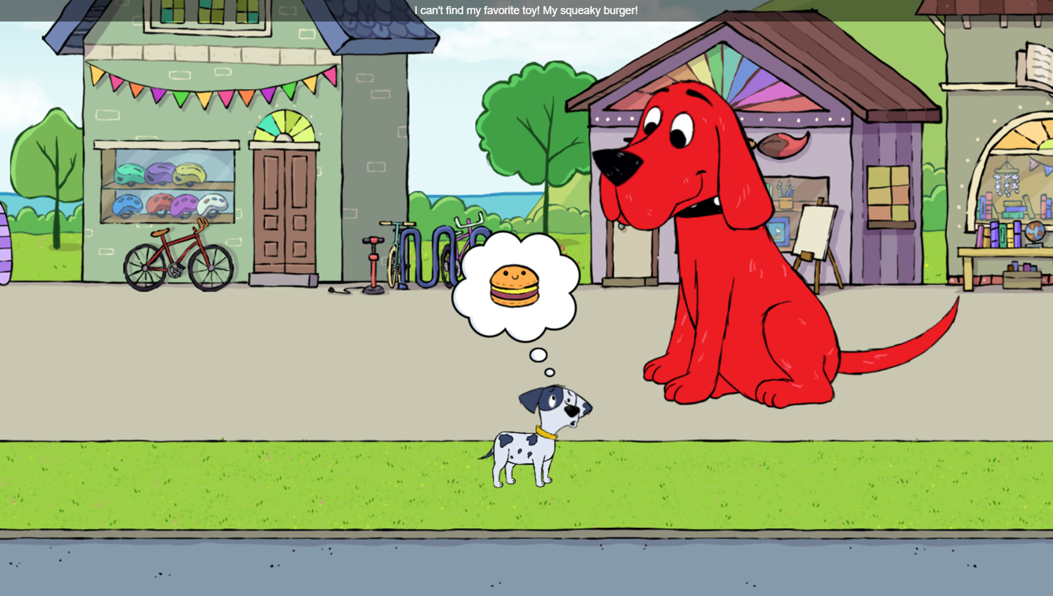 Clifford the Big Red Dog: All Around Birdwell Finding Toy Screenshot.
